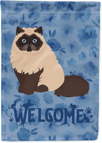 Vista 92 de Caroline's Treasures CK5005GF Bandera de bienvenida de gato abisinio para buzón, bandera decorativa para patio exterior, obras de arte de patio