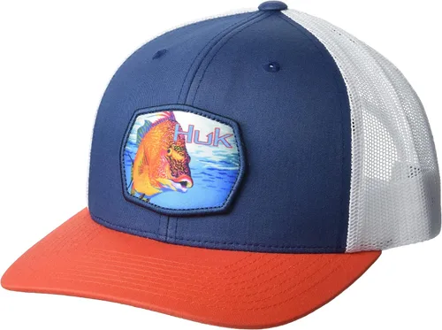 Vista 57 de HUK - Gorra de camionero de malla para hombre con cierre a presión Gorra de pesca antirreflectante