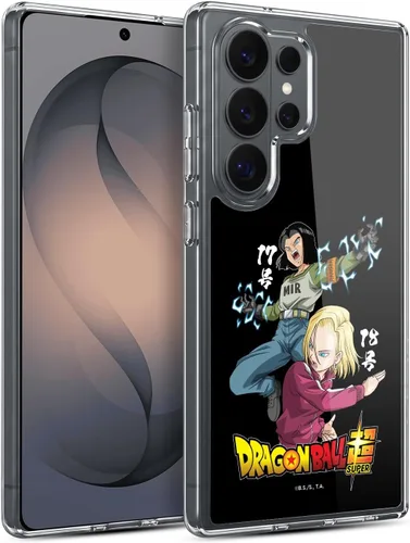 Vista 258 de Head Case Designs Funda de gel con licencia oficial de Dragon Ball Super Group Future Trunks Arc Characters [protección de grado militar] compatible