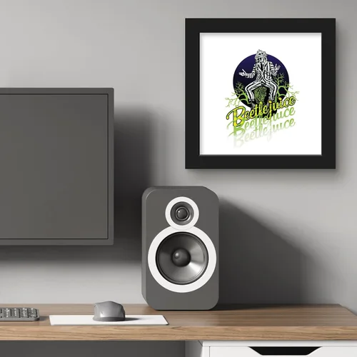 Vista 5 de Trends International Gallery Pops Beetlejuice - Póster gráfico de pared de Beetlejuice, 12.00 x 12.00 pulgadas, versión de marco negro