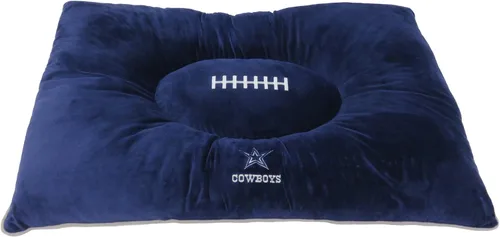 Vista 16 de NFL PET Bed - Cama de almohada de felpa suave y acogedora de Arizona Cardinals. Cama de fútbol para perros. Cama de colchón deportivo cálido