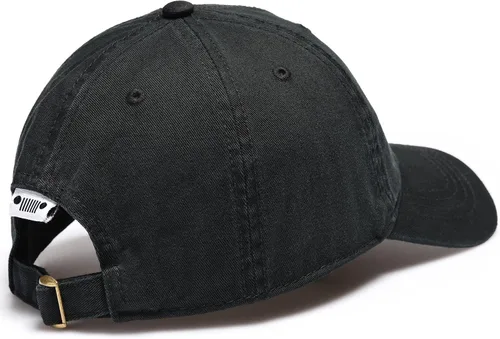 Vista 2 de Jeep Sombrero Performance Parts Gear Logo Gorra de béisbol pesada de sarga Negro