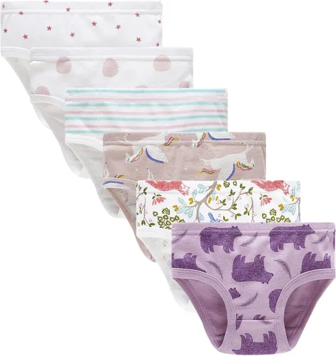 Vista 8 de Barara King - Ropa interior de algodón suave para niñas pequeñas, infantes y niños