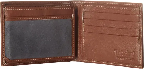 Vista 11 de Timberland Billetera de seguridad para hombre Wellington de cuero RFID plegable