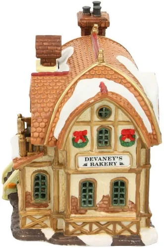 Vista 2 de Lemax Pueblo Navideño Devaneys Bakery Funciona con Pilas LED - 35793