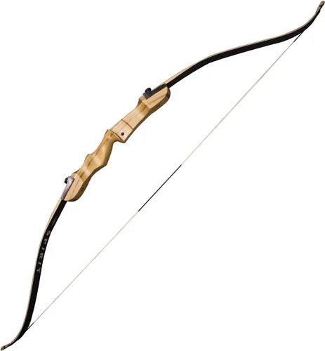 Vista 2 de SAS Spirit - Arco de madera recurvo juvenil de 62 pulgadas para Solo lazo negro
