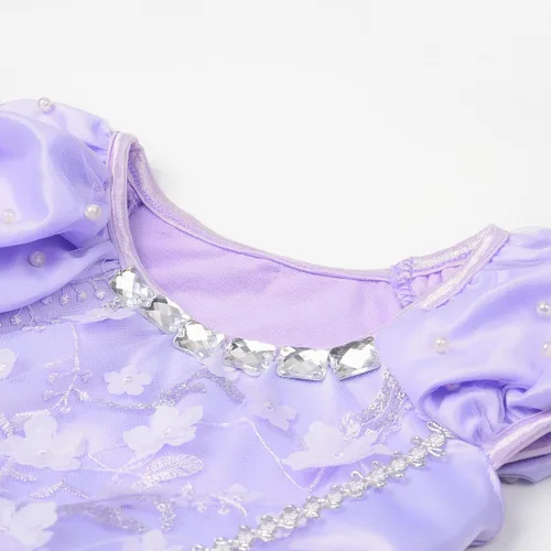 Vista 4 de Vgolar Disfraz de princesa, vestido de princesa, vestido de princesa morado