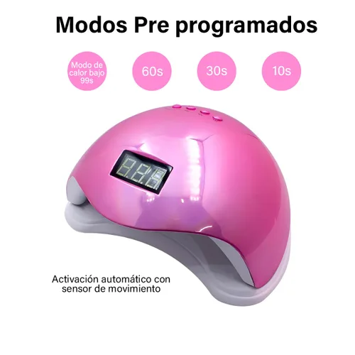 Vista 2 de Lampara LED UV para Secado de Uñas UVLED