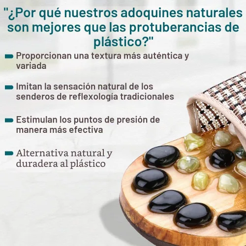 Vista 5 de Neo Reflexology Sandals. Sandalias terapéuticas de piedras naturales de reflexología, 1