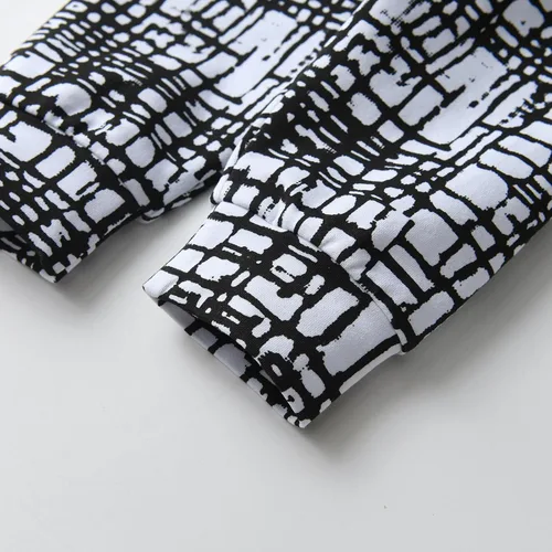 Vista 6 de Eghunooy Conjunto de ropa de manga larga con capucha y pantalones para bebés y niños pequeños