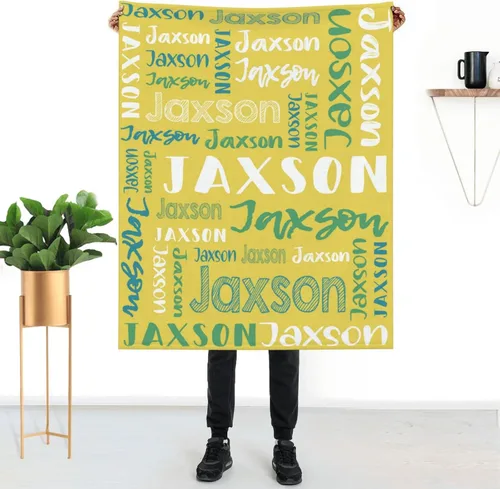 Vista 12 de Mantas de bebé personalizadas para niñas y niños con nombre, mantas de bebé personalizadas con nombre, mantas personalizadas para niños, artículos