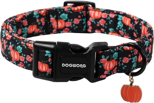 Vista 74 de DOGWONG Collar de perro de San Valentín, collar de perro con estampado de corazones para perros grandes, lindos collares de primavera, hembra