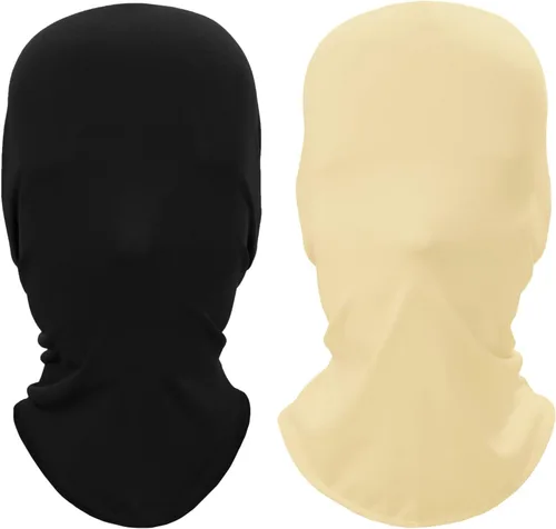 Vista 9 de 2 máscaras de cara completa para Halloween, elastano, cosplay, capucha, sin rostro, morph, unisex, para adultos, disfraz de fiesta