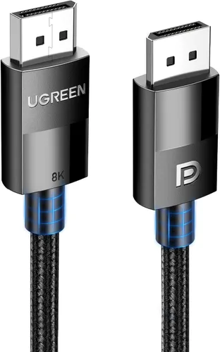 Vista 10 de UGREEN Cable DisplayPort 1.4 con certificación VESA de 8K @60Hz, 4K a 240Hz