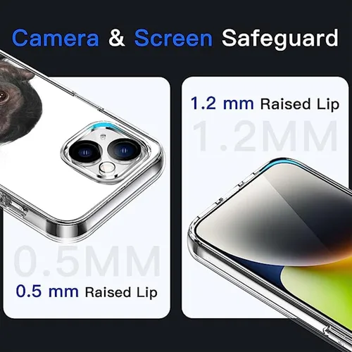 Vista 4 de Funda compatible con iPhone 15, divertida funda protectora de TPU a prueba de golpes para niñas y mujeres