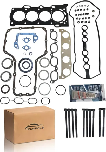 Vista 25 de MLS - Juego de juntas de cabeza con 10 tornillos de cabeza con sello de silicona compatible con Honda Civic LX DX 2001-2005