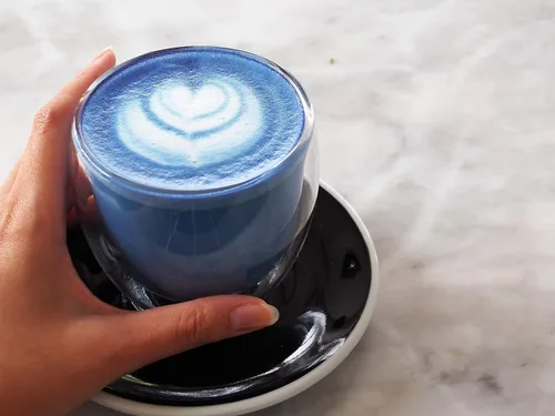 Vista 6 de Ancient Choice Butterfly Pea Flower - Polvo de campanita azul (4 onzas), té matcha azul, grado ceremonial (más alto), grado culinario crudo