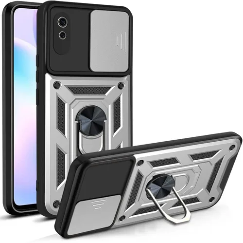 Vista 99 de Compatible con Tecno Camon 18P Bracket Shell, Slide Camera Lens Cover Case Azul