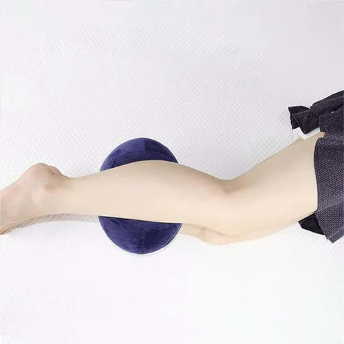 Vista 4 de Almohada de rodilla de espuma viscoelástica, almohada de rodilla para dormir lateral, almohada de pierna para dormir dorsal y piernas espinales