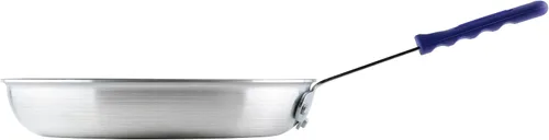 Vista 3 de Winco Sartén de aluminio de grado comercial con mango Stay Cool, compatible con inducción, acabado antiadherente, 12 pulgadas