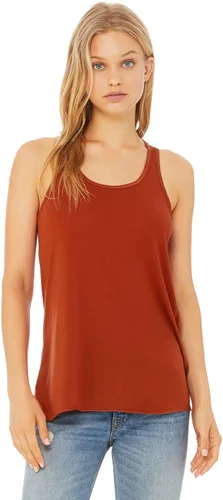 Vista 44 de Bella - Camiseta de tirantes para mujer, con espalda cruzada y holgada Athletic Heather