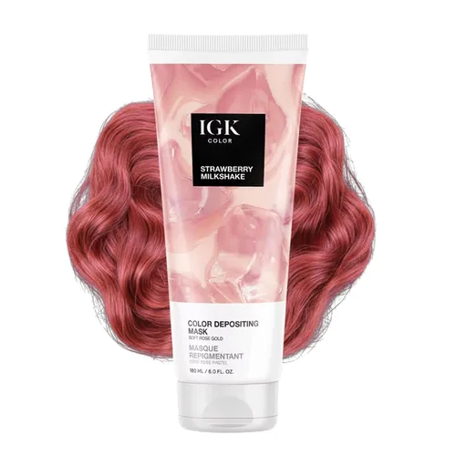 Vista 17 de IGK - Máscara de depósito de color A La Plage Boosts Shine & Enhances Blonde Tones, Refreshes Color, Conditioning Treatment, Vegan + Cruelty-Free