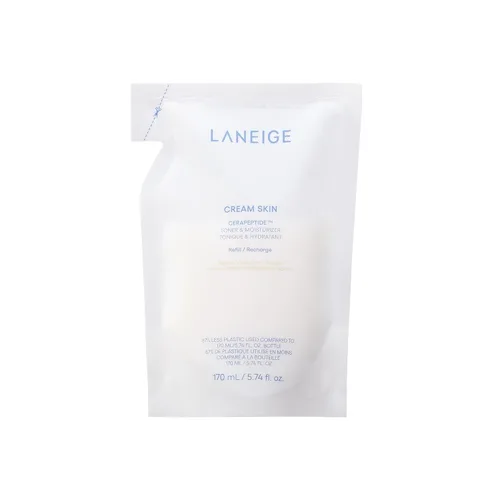 Vista 10 de LANEIGE Tónico e hidratante para la piel en crema: Tóner lechoso coreano ligero y recargable con ceramida y péptido para hidratación, reafirmación