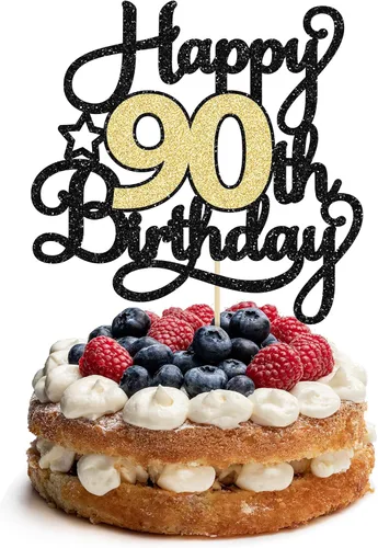 Vista 15 de 1 pieza de decoración de pastel de 8º cumpleaños con purpurina y saludos a 8 años, decoración de pastel de feliz cumpleaños para fiesta de 8 años