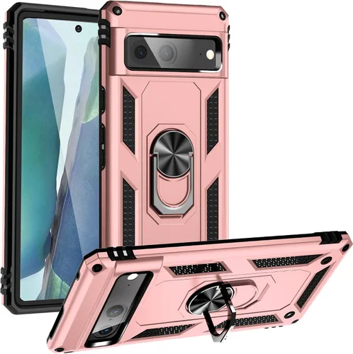Vista 19 de Korecase Funda para Google Pixel 6 Pro de Servicio Pesado Resistente de Cuerpo Completo a Prueba de Arañazos a Prueba de Golpes Protección