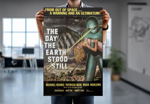 Vista 7 de The Day The Earth Stood Still - Movie Poster (Regular Style) (Size: 24" x 36") (Laminated Poster)