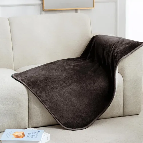 Vista 44 de gogobunny Manta de cama impermeable, manta reversible de forro polar Sherpa para perro, cachorro y gato, funda para muebles que protege la cama Beige