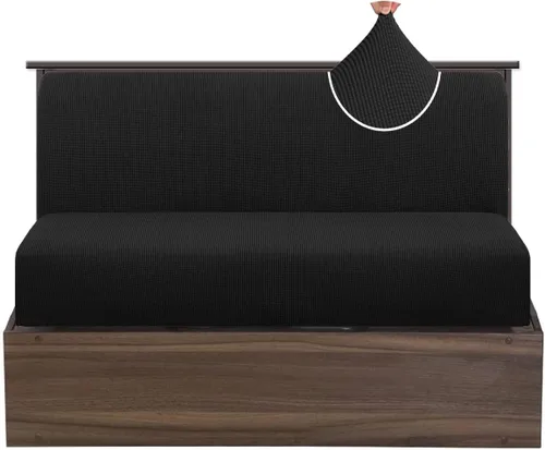 Vista 10 de EFELIM Fundas de cojín elásticas para cabina de comedor de autocaravana, funda elástica para sofá de 2 asientos, protector de muebles para caravana