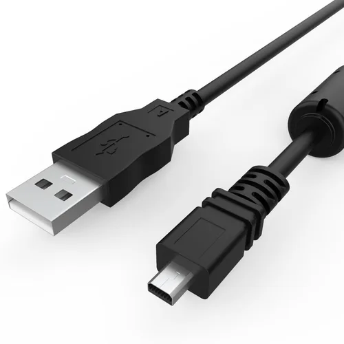 Vista 2 de Cable USB de repuesto UC-E6 UC-E23 UC-E17 compatible con cámara digital Nikon SLR DSLR D3200 D3300 D750 D5300 D7200 Coolpix L340 L32 A10 P520 P510
