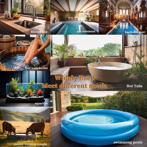 Vista 7 de Calentador de agua eléctrico portátil de inmersión de 240 V 3500 W para bañera de hidromasaje y piscina con termostato, enchufe GFCI para bañera