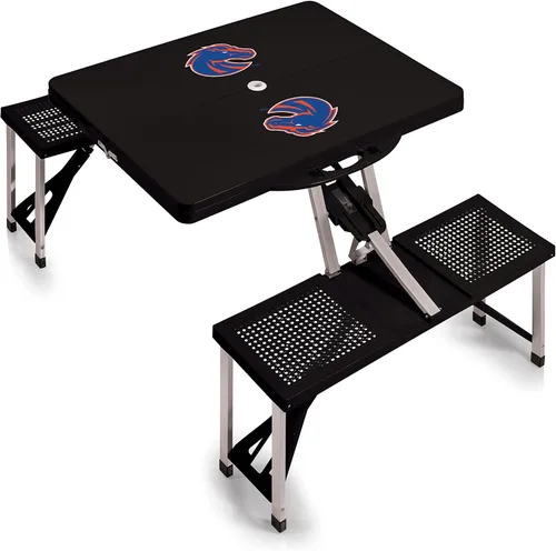 Vista 22 de PICNIC TIME NCAA North Carolina Tar Heels Folding Picnic Table - Camping Table - Outdoor Table with Umbrella Hole