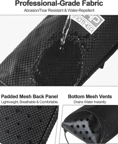 Vista 7 de Bolsa de transporte para bastones de senderismo, impermeable y ligera, bolsa de almacenamiento portátil para bastones de senderismo