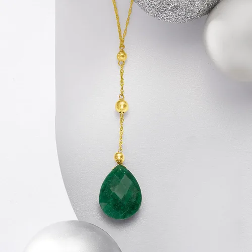 Vista 5 de Ross-Simons 1000 Carat Y-Necklace in 14kt Yellow Gold