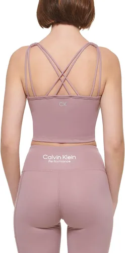 Vista 3 de Calvin Klein Sujetador deportivo básico de rendimiento con tiras para mujer