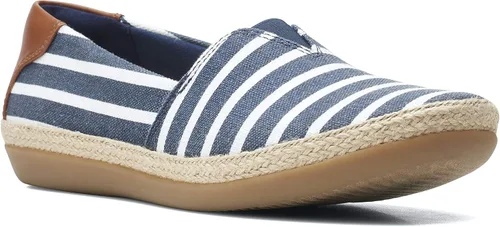 Vista 6 de Clarks CloudSteppers Danelly Sky mocasines de ante sintético para mujer