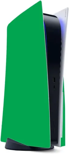 Vista 42 de MightySkins Skin compatible con PS5 / PlayStation 5 Digital Edition - Verde lima sólido Funda protectora de vinilo duradera y única Fácil
