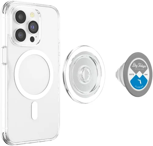 Vista 4 de Dry Tortugas National Park Florida Circle Graphic PopSockets MagSafe PopGrip for iPhone