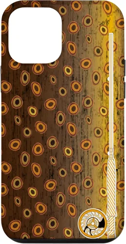 Vista 16 de Funda de pescador con estampado de trucha marrón para iPhone 16