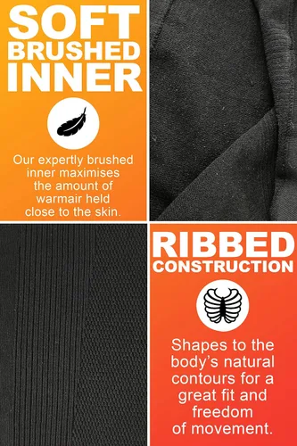 Vista 4 de Ropa interior térmica cálida de invierno para mujer