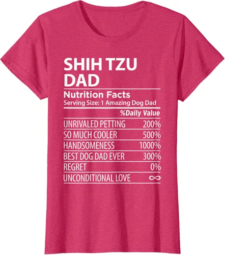 Vista 12 de Shih Tzu Dad - Camiseta divertida para dueño de perro Shih Tzu, Negro