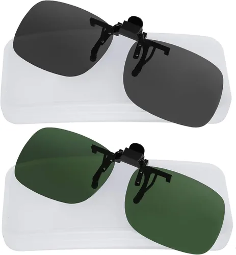 Vista 2 de Gafas de sol polarizadas con clip para enganchar a las gafas de sol para hombres y mujeres