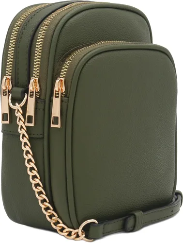 Vista 21 de Bolso cruzado ocasional de múltiples bolsillos Negro