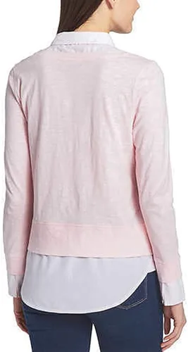 Vista 2 de Tommy Hilfiger - Blusa para mujer, color rosa