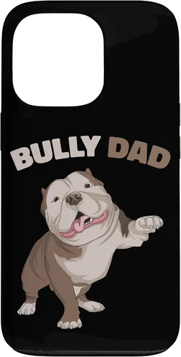 Vista 10 de American Bully Dad Dog Owner Father Funny Men Case for iPhone 17