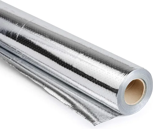 Vista 5 de Barrera radiante de Q-Lam – 1,000 o 500 pies cuadrados (48 pulgadas x 250 o 125 pies) de aluminio metalizado que bloquea el 95% del calor radiante