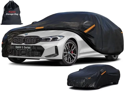Vista 123 de Kayme Cubierta de auto SUV de 7 capas ajuste personalizado para BMW X1 (2009-2025), impermeable, para todo tipo de clima, para automóviles, cubierta